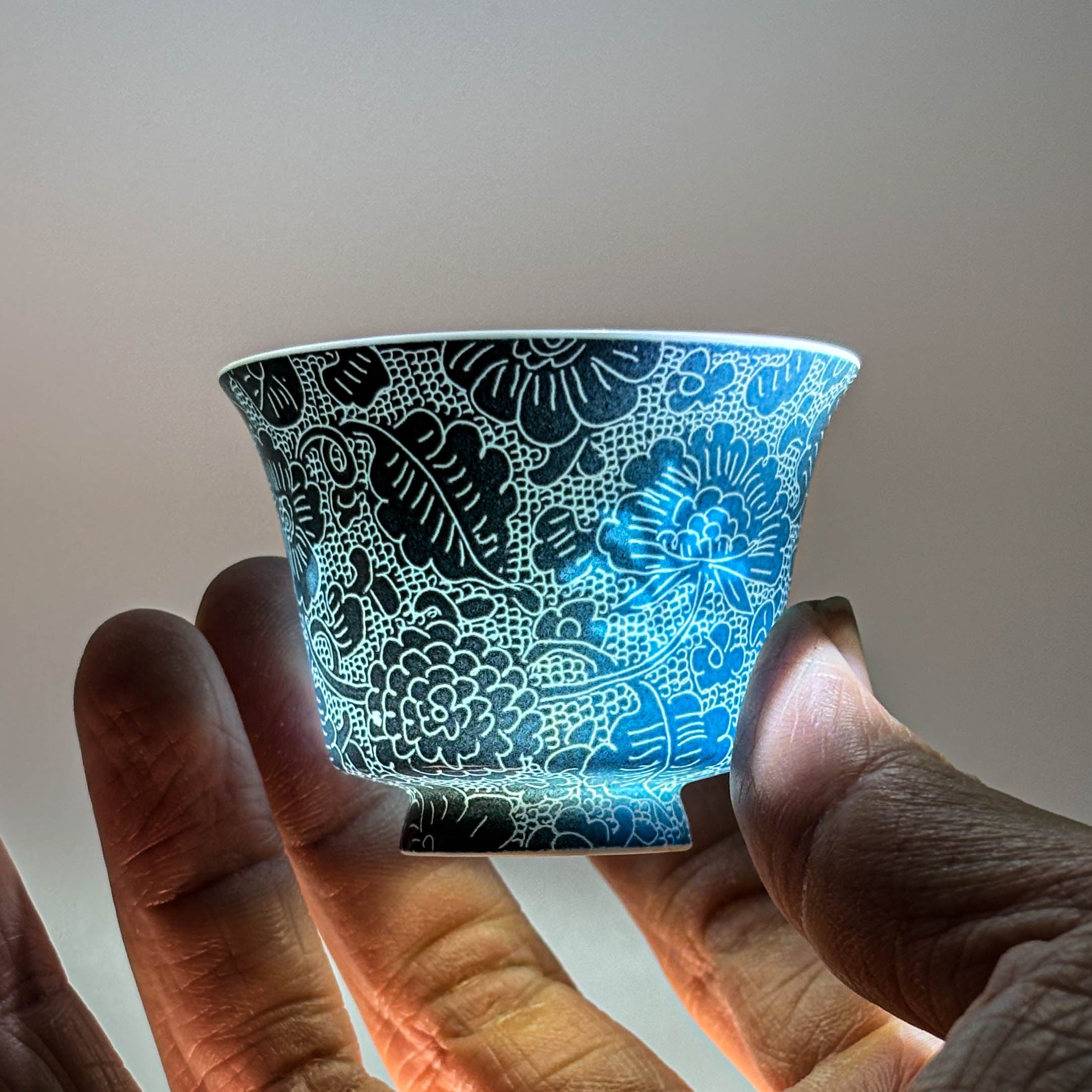 Petal Whisper Short Teacup Celestial blue – LMT