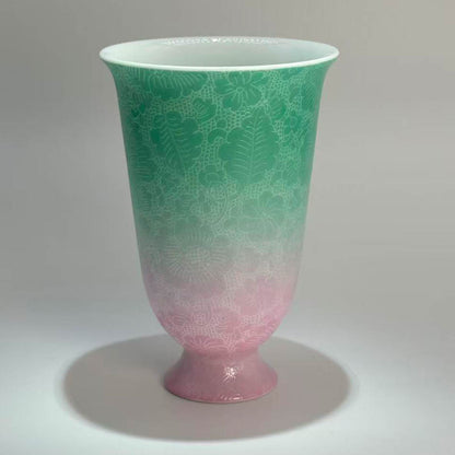 Petal Whisper Tall Teacup Misty Spring