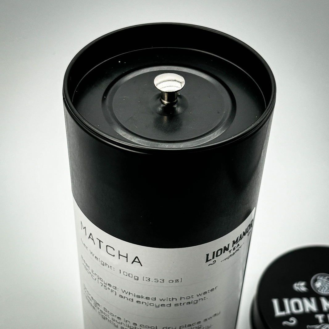Matcha Tea Tin Origin